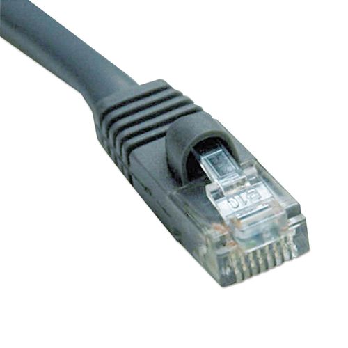 Tripp Lite Cat5e Patch Cable-3FT CAT5E GRAY PATCH CORD SNAGLESS MOLDED 350MHZ 